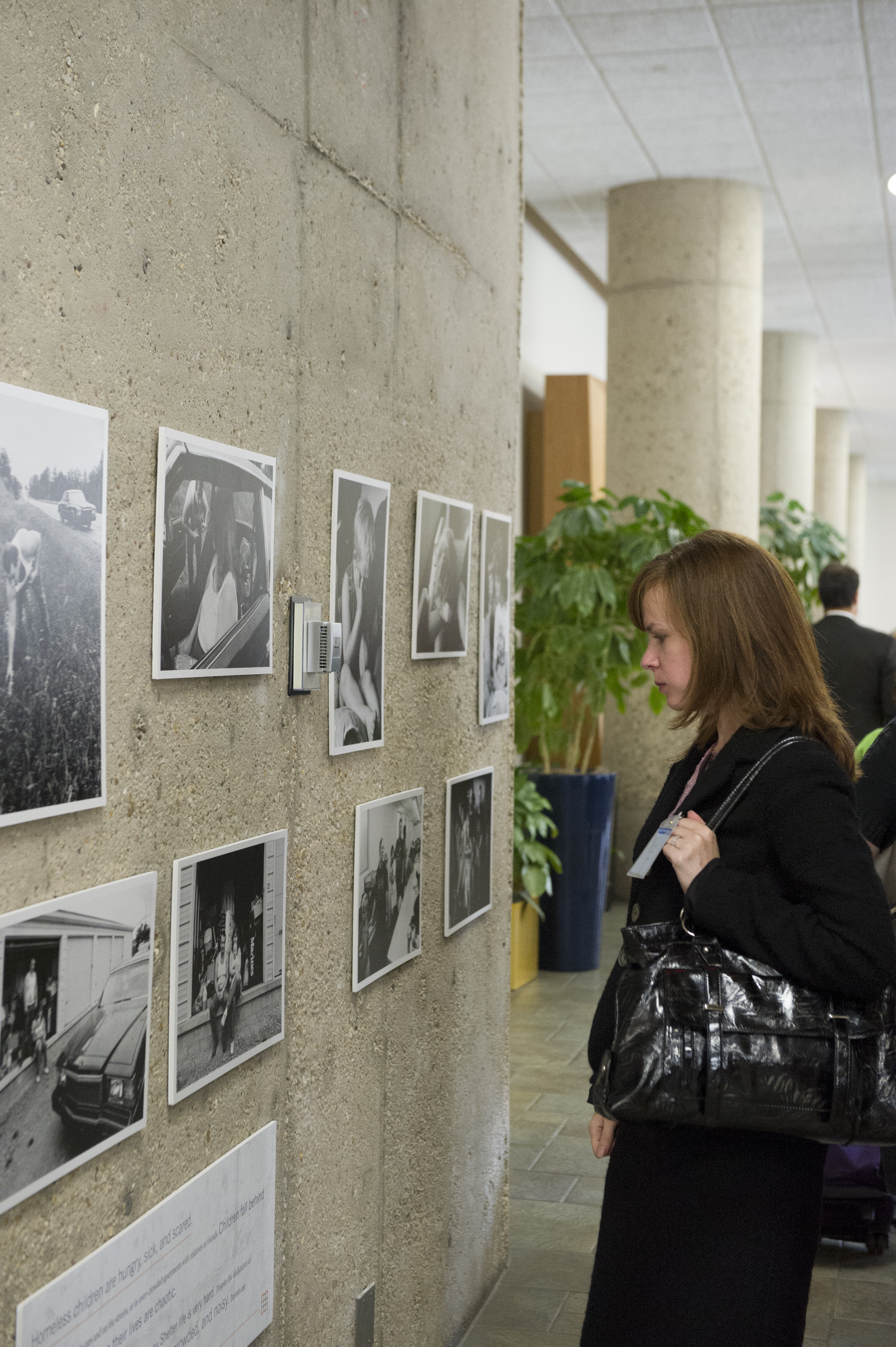 [Campaign to End Child Homelessness conference, meetings, and documentary photography exhibit,] "Into the Light," [at HUD headquarters]