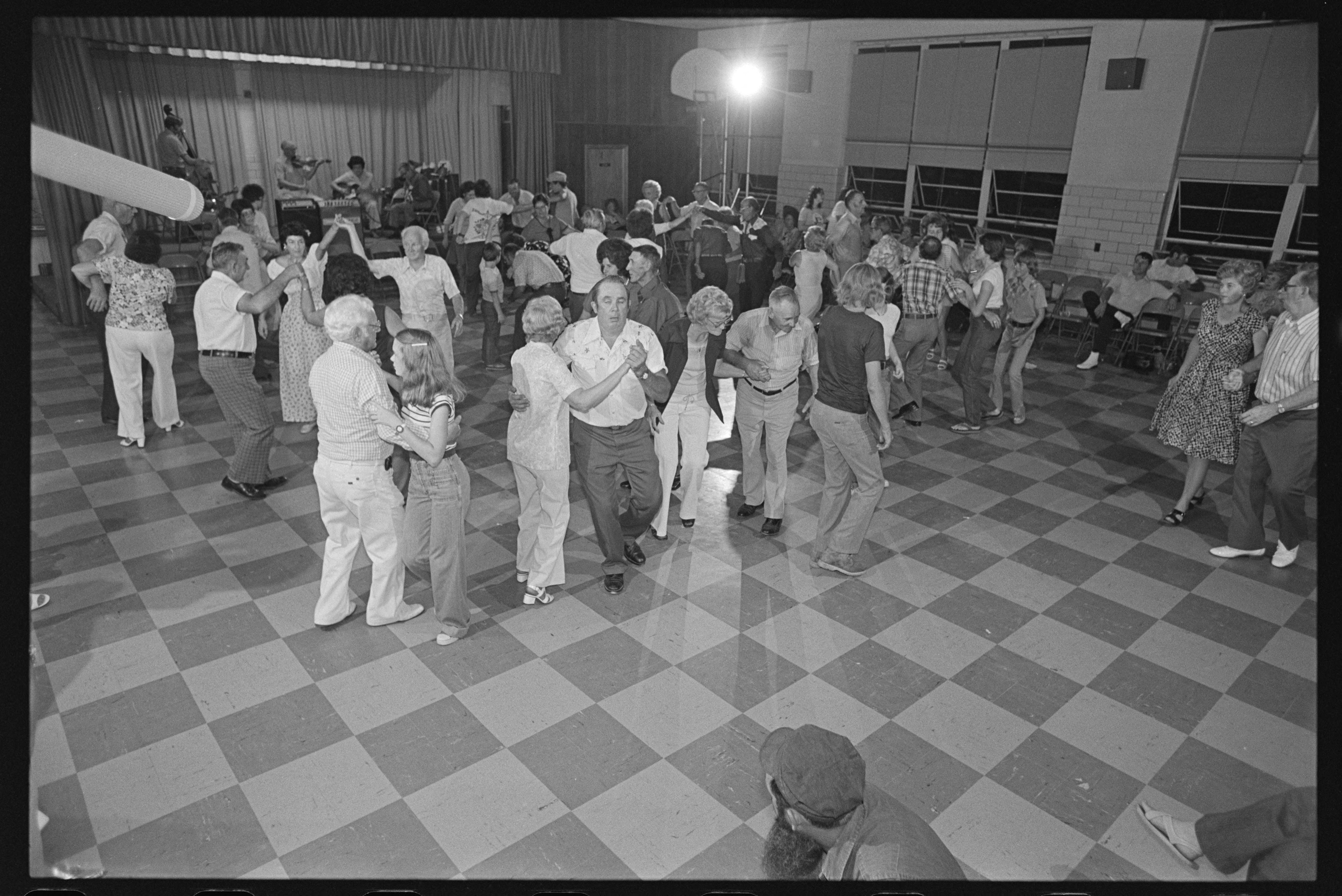 Friday night dance, Fancy Gap Elementary School, Carroll County, Virginia, sequence photography
