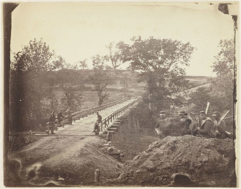 De brug bij Chesterfield, North Anna, Virginia